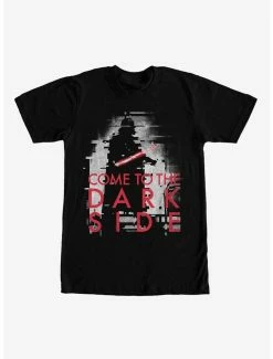Best Sale ❤️ Star Wars Blurred Come To The Dark Side T-Shirt ✔️