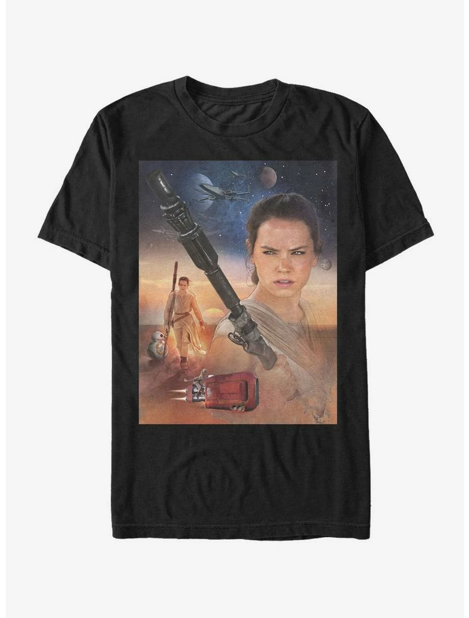 Cheapest π Star Wars Rey Collage T-Shirt π€© 3 Cheapest π Star Wars Rey Collage T-Shirt π€©