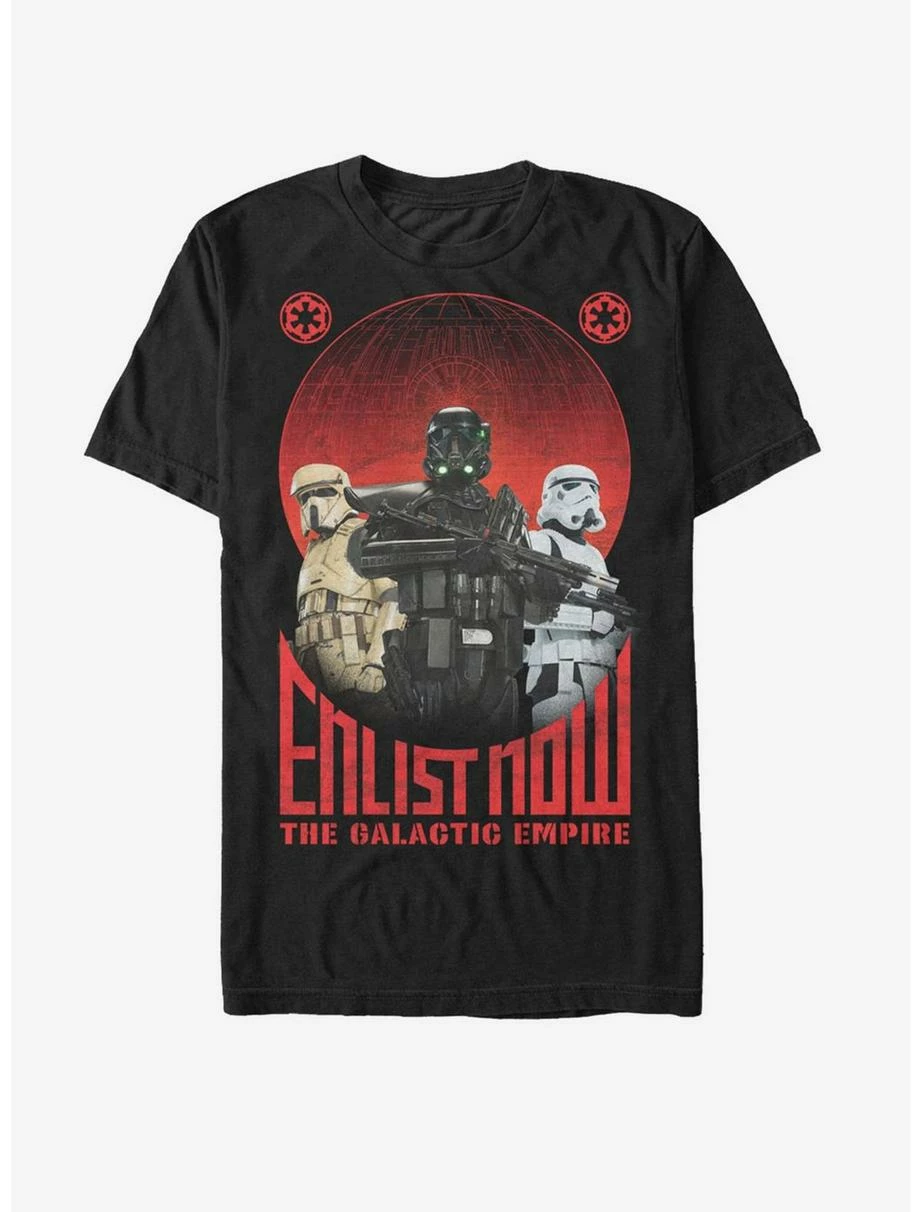 Discount β Star Wars Enlist Now Galactic Empire T-Shirt π₯° 3 Discount β Star Wars Enlist Now Galactic Empire T-Shirt π₯°