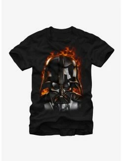 Cheap 🧨 Star Wars Darth Vader With Flames T-Shirt 😀