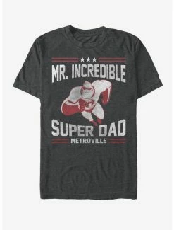 Hot Sale 🛒 Disney Pixar The Incredibles Sporty Super Dad T-Shirt 😀