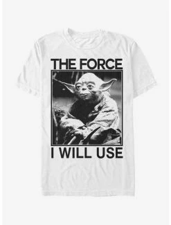 Buy 🤩 Star Wars Yoda Use The Force T-Shirt 🔔