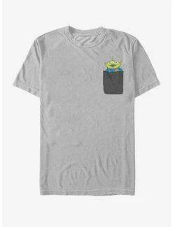 Promo 😉 Disney Pixar Toy Story Alien Faux Pocket T-Shirt 🧨