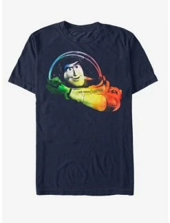 Best Pirce 😉 Disney Pixar Toy Story Rainbow Buzz T-Shirt 🔥