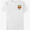Cheapest 🔥 Disney Pixar Toy Story 4 Chest Color Logo White T-Shirt 🔥 -Twilight Sales Store unnamed file 288