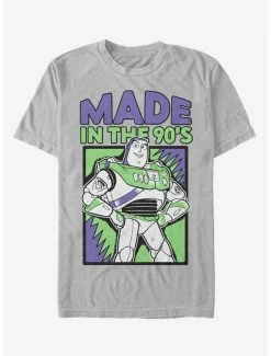 Top 10 💯 Disney Pixar Toy Story 4 Nineties Buzz Grey T-Shirt ✨