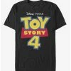 Budget 👏 Disney Pixar Toy Story 4 Full Color Logo T-Shirt 😉
