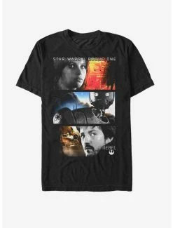 Cheapest 😉 Star Wars Rebel Hero Panels T-Shirt 🔔