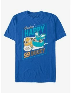 Cheapest 🧨 Disney Pixar Toy Story 4 Happy Go Ducky T-Shirt 😀