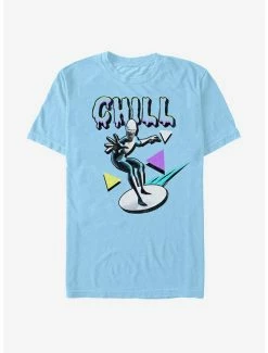 Outlet 💯 Disney Pixar Incredibles Frozone Retro Chill T-Shirt ✔️