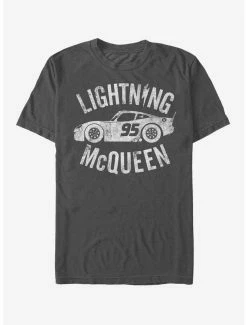 Cheapest 👍 Pixar Disney Cars Lightning McQueen T-Shirt 🎉