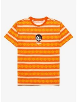 Promo 🎁 Disney Pixar Coco Miguel Marigolds Striped T-Shirt - BoxLunch Exclusive 🔔