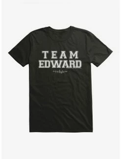 Best deal 🎉 Twilight Team Edward Collegiate Font T-Shirt 😀