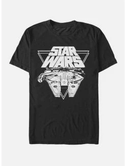 New 😉 Star Wars Millennium Falcon Triangle T-Shirt ✨