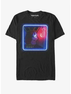 Buy 😉 Twin Peaks One Eyed Jacks Neon Sign Print T-Shirt ✔️