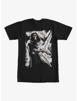 Outlet 🥰 Star Wars Kylo Ren Lightsaber Splatter T-Shirt 🎁