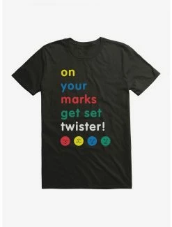 Promo 🎁 Twister Classic Board Game On You Marks Get Set Twister! T-Shirt 🥰