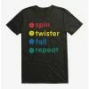 Best Pirce 👍 Twister Classic Board Game Spin Twister Fall Repeat T-Shirt 👍 -Twilight Sales Store unnamed file 469