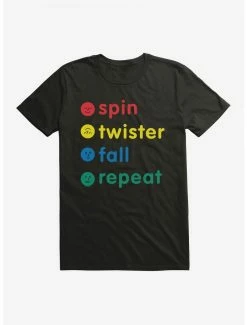 Best Pirce 👍 Twister Classic Board Game Spin Twister Fall Repeat T-Shirt 👍