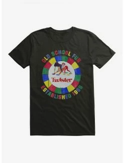 Coupon ✔️ Twister Board Game Old School Fun Established 1966 Logo T-Shirt 🎁