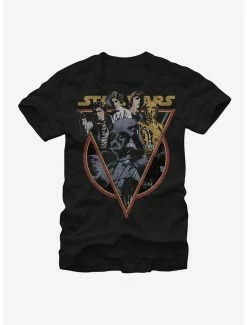 Budget 🔥 Up Star Wars Retro Characters T-Shirt 🌟