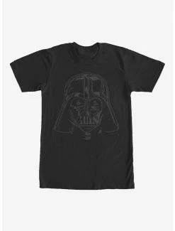 Outlet 🎁 Up Star Wars Darth Vader Helmet T-Shirt 😉
