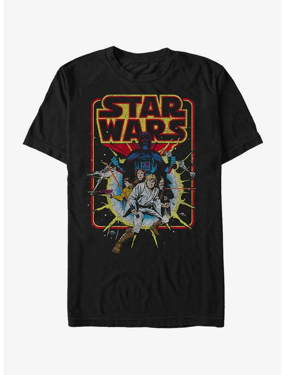 New βοΈ Up Star Wars Retro Explosion T-Shirt π 3 New βοΈ Up Star Wars Retro Explosion T-Shirt π