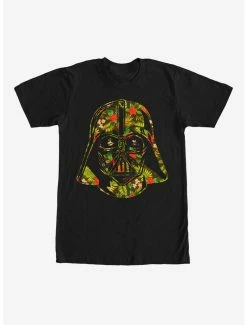 Coupon ❤️ Star Wars Hawaiian Print Darth Vader Helmet T-Shirt 😉