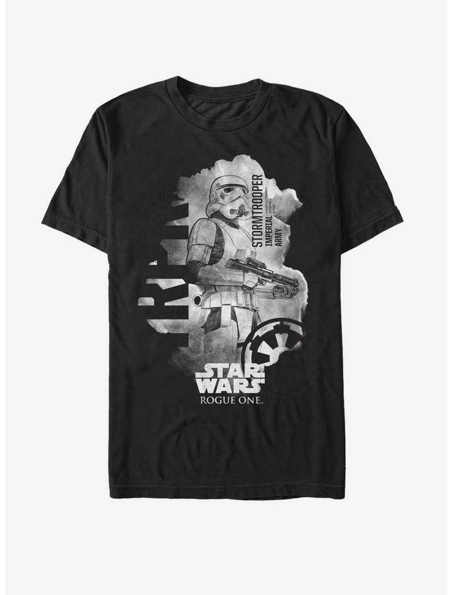 Hot Sale ⌛ Star Wars Stormtrooper Ripped Page Print T-Shirt ✨ 3 Hot Sale ⌛ Star Wars Stormtrooper Ripped Page Print T-Shirt ✨
